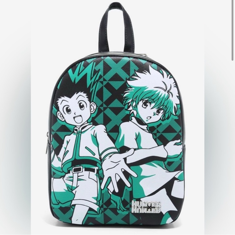 Hot Topic Black and Green Anime Backpack